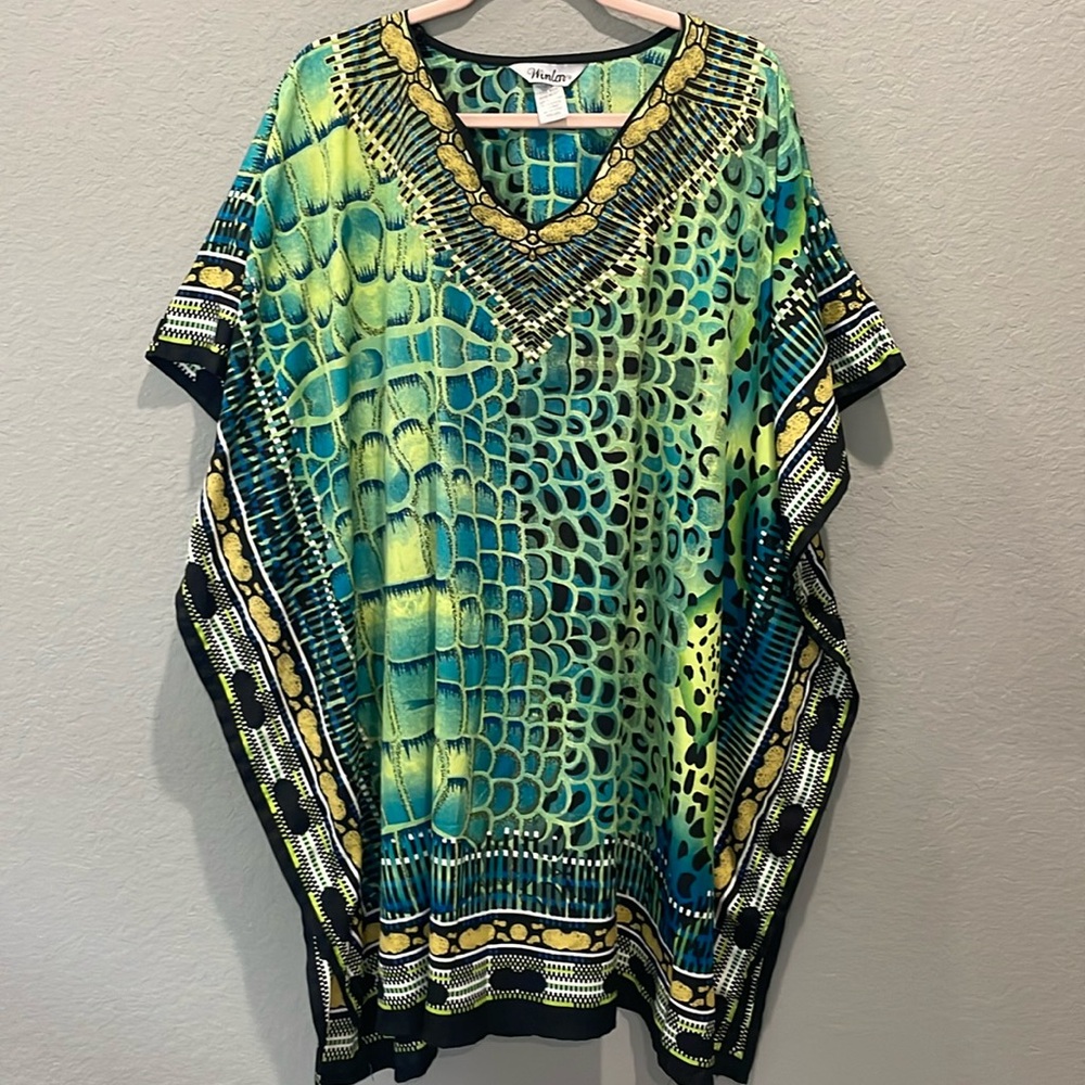 Vintage Winlar kaftan tunic mini dress